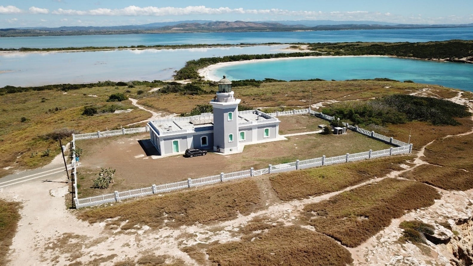 View of Los Morrillos Lighthouse and La Playuela Beach – Courtesy Discover Puerto Rico